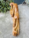 Tượng Hổ Phong Thủy Gỗ Hương Cao 41 Ngang 90 Sâu 30 (cm)