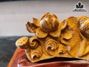 Tượng Phật Tổ Gỗ Hoàng Đàn Cao 32 Ngang 6 Sâu 4 (cm)