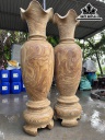Lục Bình Gỗ Cẩm Vàng Cao 160 Đường Kính 46 (cm)