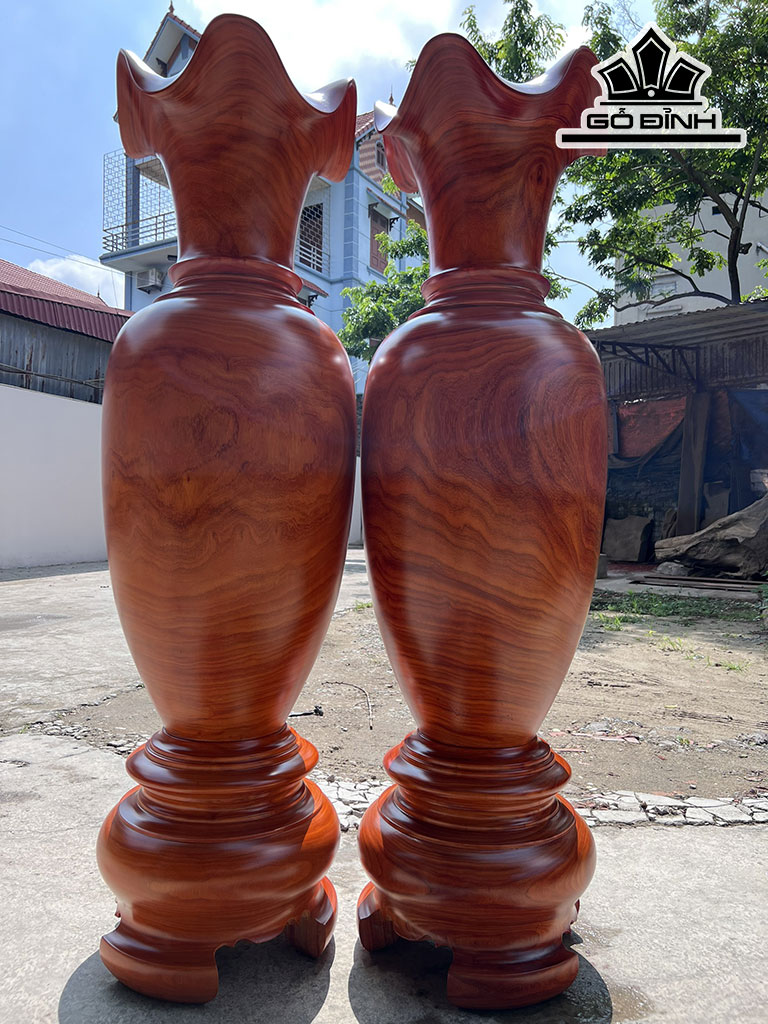 Lục Bình Gỗ Hương Cao 160 Đường Kính 47 (cm)