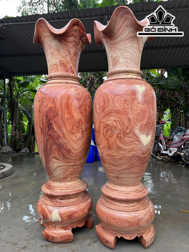 Lục Bình Gỗ Hương Cao 170 Đường Kính 50 (cm)