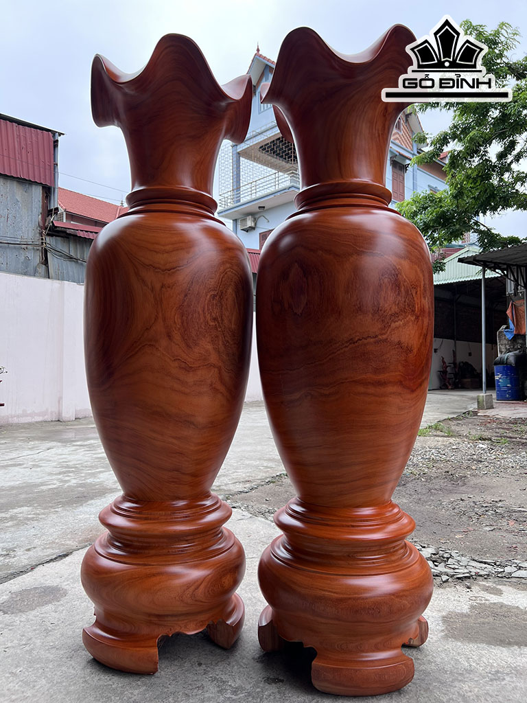 Lục Bình Gỗ Hương Cao 180 Đường Kính 55 (cm)