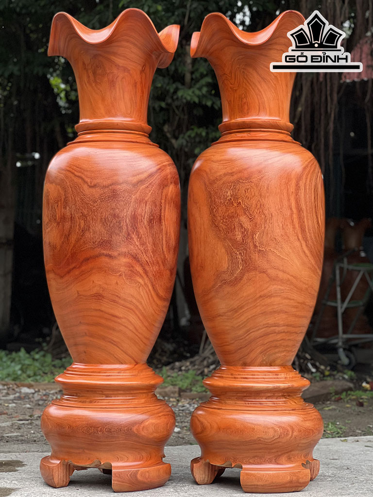 Lục Bình Gỗ Hương Cao 180 Đường Kính 55 (cm)