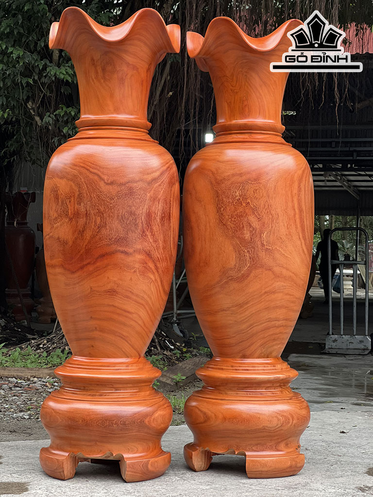 Lục Bình Gỗ Hương Cao 180 Đường Kính 55 (cm)