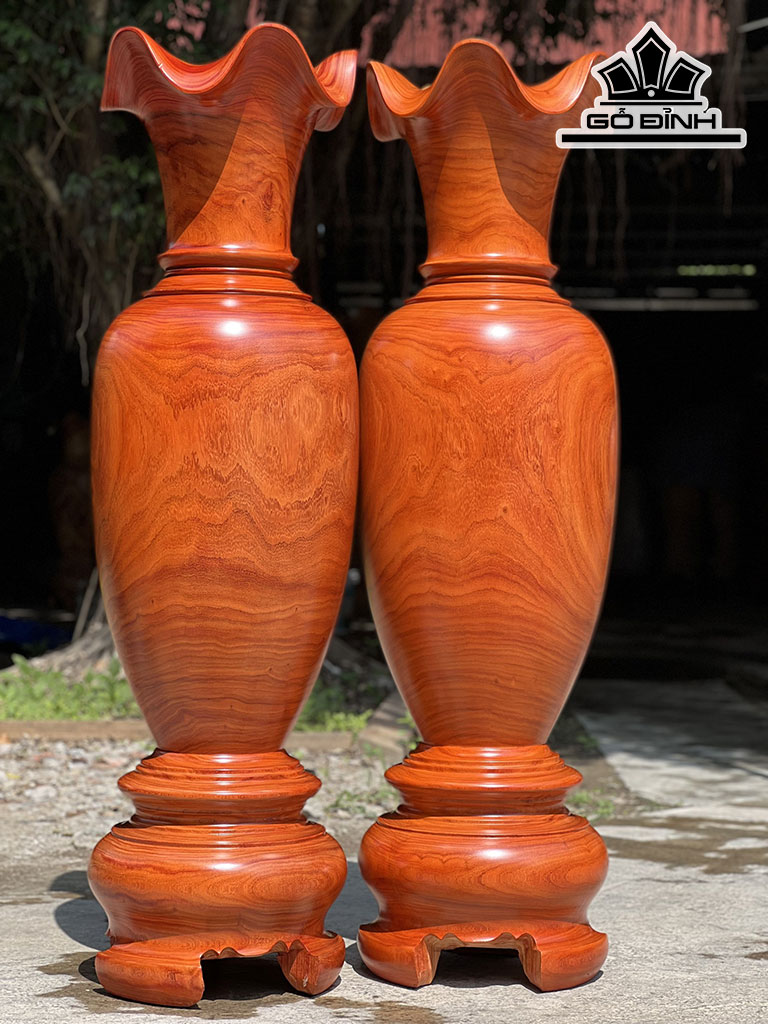 Lục Bình Gỗ Hương Cao 160 Đường Kính 47 (cm)