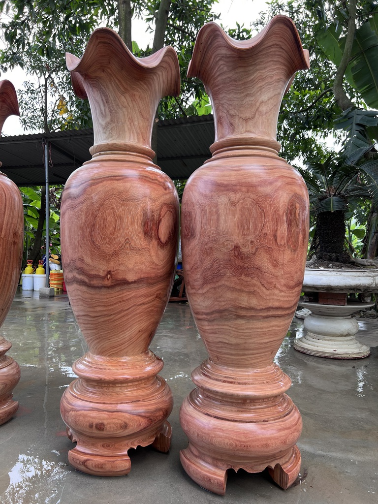 Lục Bình Gỗ Hương Cao 160 Đường Kính 48 (cm)