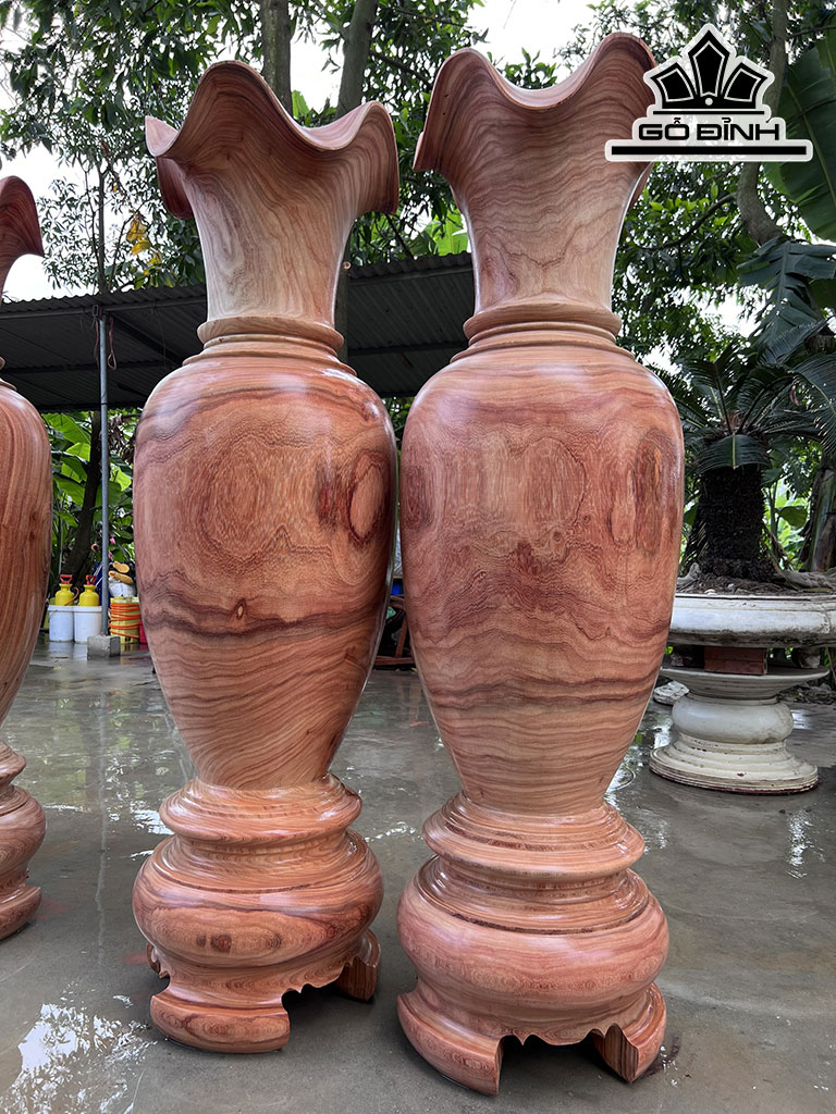 Lục Bình Gỗ Hương Cao 160 Đường Kính 48 (cm)