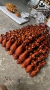 Bộ 9 Bình Gỗ Hương Cao 15-35 Ngang 6-8 (cm)