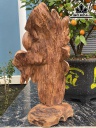 Tượng Phật Di Lặc Gỗ Ngọc Am Cao 70 Ngang 33 Sâu 24 (cm)
