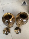 Lọ Cắm Hoa Gỗ Cẩm Cao 33 Đường Kính 14 (cm)