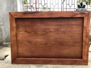 Tranh Bát Mã Gỗ Hương Cao 74 Ngang 108 Sâu 5 (cm)