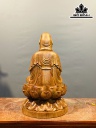 Tượng Phật Bà Quan Âm Gỗ Hương Cao 28,5 Đường Kính 17 (cm)