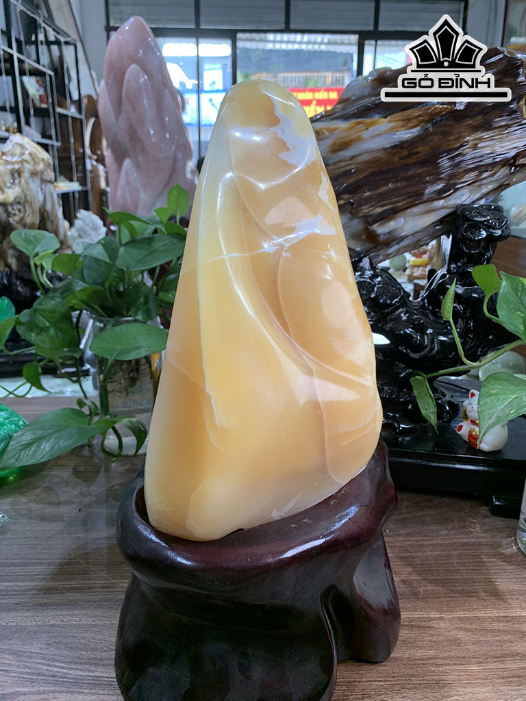 Núi Đá Cảnh Đá Ngọc Hoàng Cao 30 Ngang 26 Sâu 15 (cm) 12,9kg