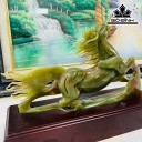 Tác Phẩm Mã Đáo Thành Công Đá Ngọc Onix Cao 40 Ngang 23 Sâu 12 (cm)