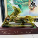 Tác Phẩm Mã Đáo Thành Công Đá Ngọc Onix Cao 40 Ngang 23 Sâu 12 (cm)