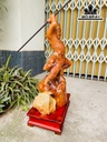 Tượng Thề Thiên Đại Thánh Gỗ Hương Cao 66 Ngang 30 Sâu 22 (cm)