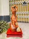 Tượng Thề Thiên Đại Thánh Gỗ Hương Cao 66 Ngang 30 Sâu 22 (cm)
