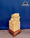Ấn Rồng Đá Ngọc Hoàng Long Cao 12 (cm)