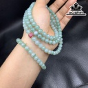 Chuỗi Sợi Đá Cẩm Thạch (Jadeite) Đường Kính Hạt 7 (mm)