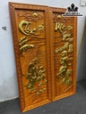 Tranh Chữ Cha Mẹ Gỗ Hương Cao 107 Ngang 37 Khung 4 Ván 3 (cm)