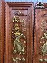 Tranh Lý Ngư Vọng Nguyệt Gỗ Hương Cao 127 Ngang 47 Sâu 6 (cm)