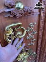 Tranh Lý Ngư Vọng Nguyệt Gỗ Hương Cao 127 Ngang 47 Sâu 6 (cm)