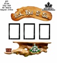 Tranh Kính Thờ Tổ Tiên Gỗ Cà Te Cao 120 (cm)