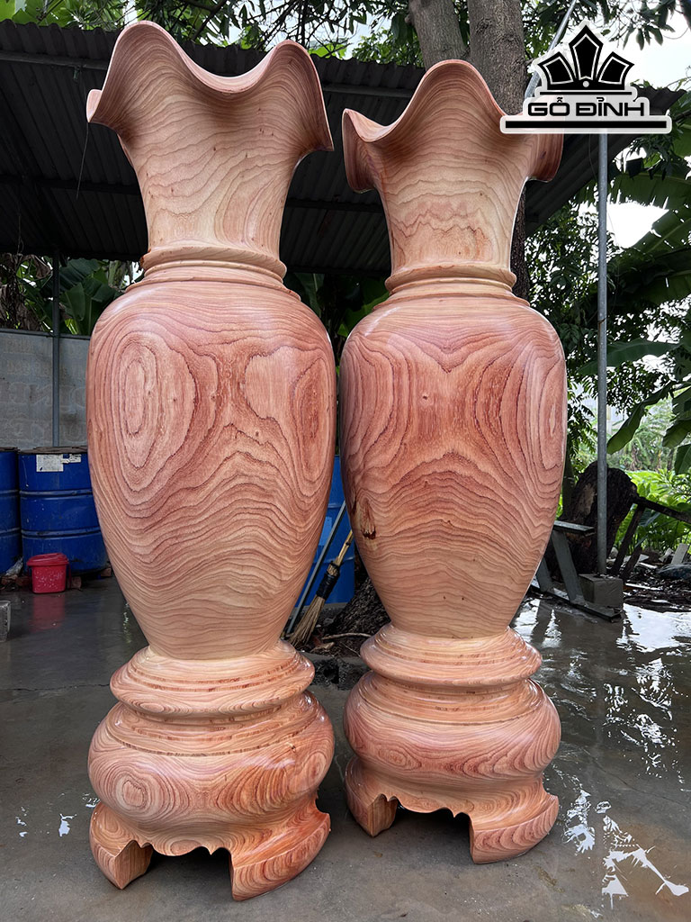 Lục Bình Gỗ Hương Cao 170 Đường Kính 56 (cm)