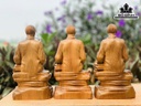 Tượng Bác Hồ Gỗ Bách Xanh Cao 20 Ngang 11 Sâu 10 (cm)