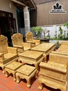 Bộ Bàn Ghế Gỗ Bò Ma Dài 223 Cao 134 (cm)