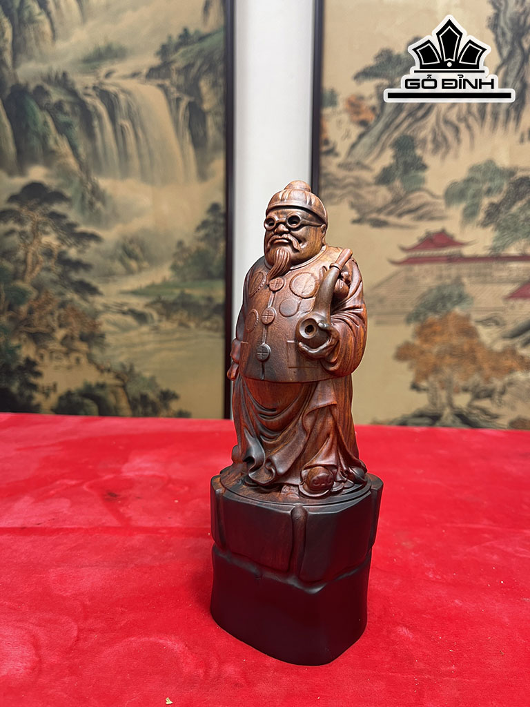 Cụ Thương Gia Gỗ Hương Cao 20 Ngang 9 Sâu 8 (cm)