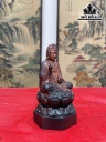 Tượng Phật Bà Quan Âm Gỗ Trắc Cao 15 Đường Kính 8,5 (cm)