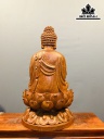 Tượng Phật Tổ Gỗ Hương Cao 60 Ngang 33 Sâu 32 (cm)