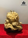 Tượng Long Quy Gỗ Nu Nghiến Cao 26 Ngang 43 Sâu 28 (cm)