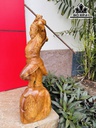 Tề Thiên Đại Thánh Gỗ Hương Cao 70 Ngang 28 Sâu 21 (cm)