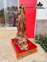 Tượng Đạt Ma Sư Tổ Gỗ Sưa Cao 50 Ngang 35 Sâu 18 (cm)