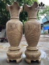 Lục Bình Gỗ Cẩm Vàng Cao 170 Đường Kính 52,5 (cm)