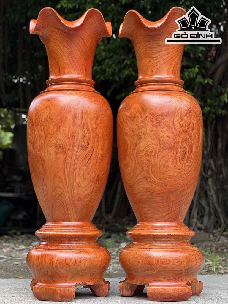 Lục Bình Gỗ Hương Cao 160 Đường Kính 50 (cm)