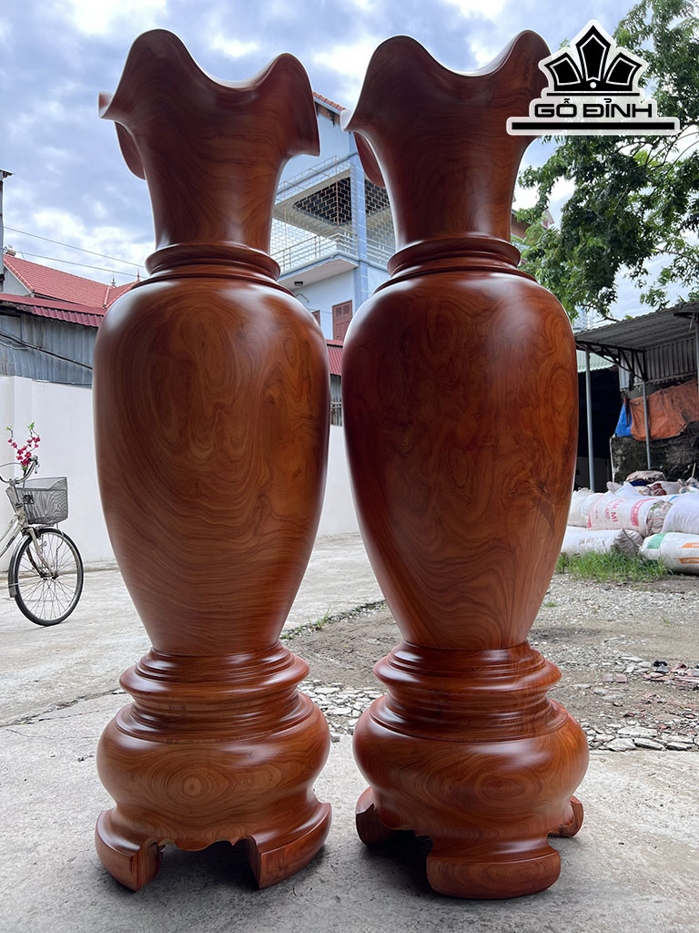 Lục Bình Gỗ Hương Cao 160 Đường Kính 50 (cm)