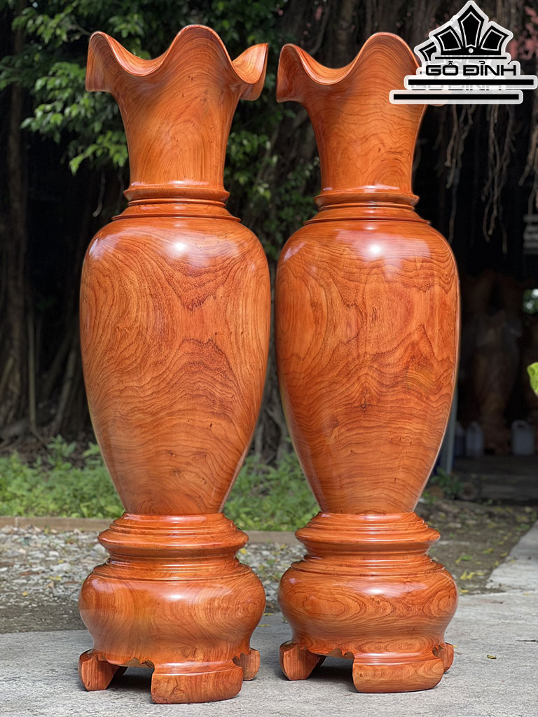 Lục Bình Gỗ Hương Cao 170 Đường Kính 51 (cm)