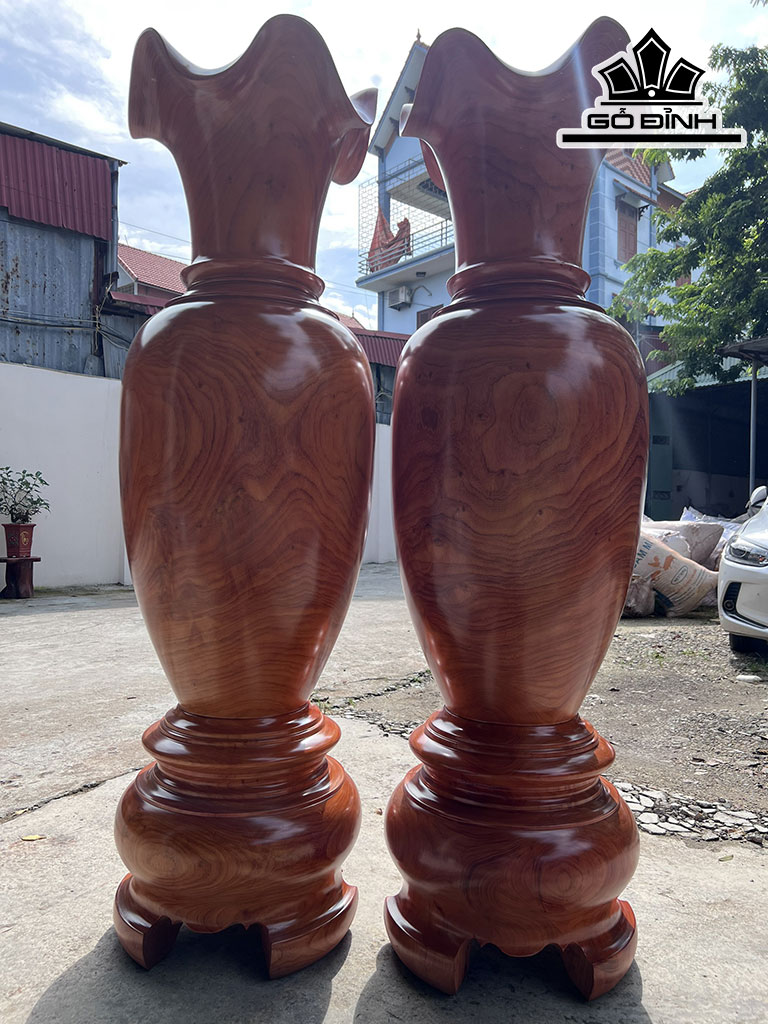 Lục Bình Gỗ Hương Cao 170 Đường Kính 51 (cm)