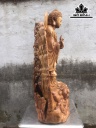 Tượng Phật Tổ Gỗ Hương Cao 62 Ngang 32 Sâu 22 (cm)