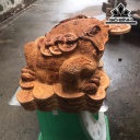 Tượng Thiềm Thừ Gỗ Ngọc Am Cao 24 Ngang 39 Sâu 28 (cm)