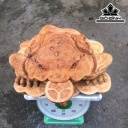 Tượng Thiềm Thừ Gỗ Ngọc Am Cao 24 Ngang 39 Sâu 28 (cm)