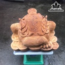 Tượng Thiềm Thừ Gỗ Ngọc Am Cao 24 Ngang 39 Sâu 28 (cm)