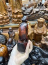 Tượng Tùy Duyên Gỗ Trắc Cao 15 Ngang 6 Sâu 6 (cm)