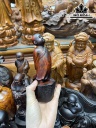Tượng Tùy Duyên Gỗ Trắc Cao 15 Ngang 6 Sâu 6 (cm)