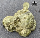 Cụ Thiềm Thừ Đá Serpentine Cao 60 Ngang 48 Sâu 33 (cm) 90 kg