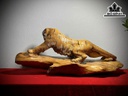 Tượng Hổ Phong Thủy Gỗ Bách Xanh Cao 27 Ngang 62 Sâu 26 (cm)