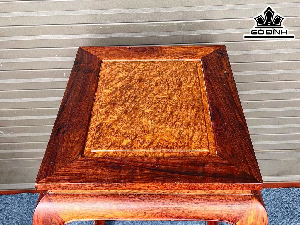 Bộ Minh Đế Gỗ Hương Mặt Nu Ngọc Am Cao 95 Ngang 70 Sâu 60 (cm)